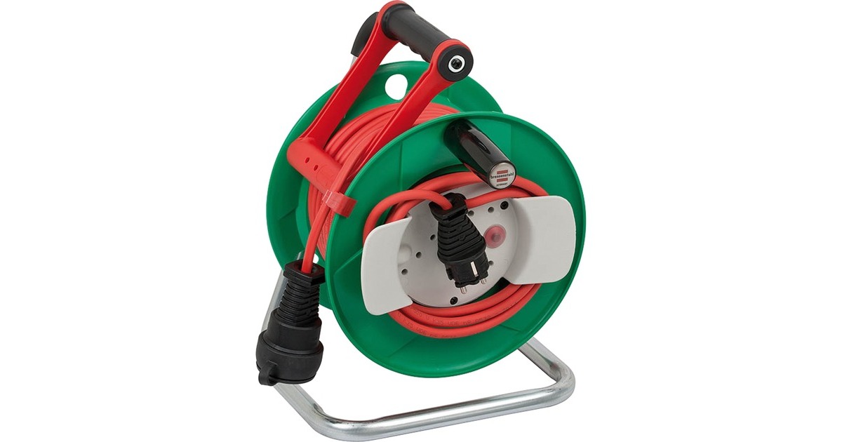 BrennenstuhlGarant G IP44 Tuinhaspel, 23 +2m kabelhaspel  (Groen/rood, 1148370)