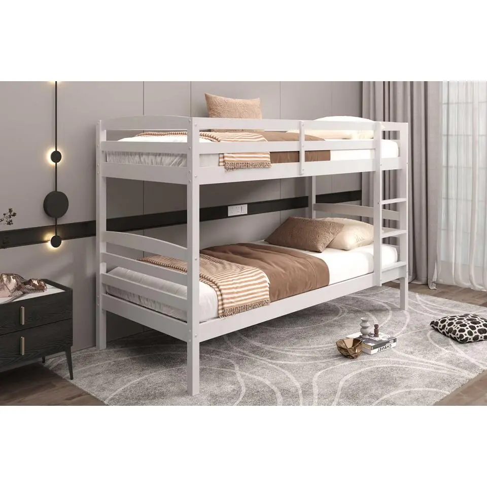 Rousseau Stapelbed Roy 90x200 - splitsbaar - wit grenen