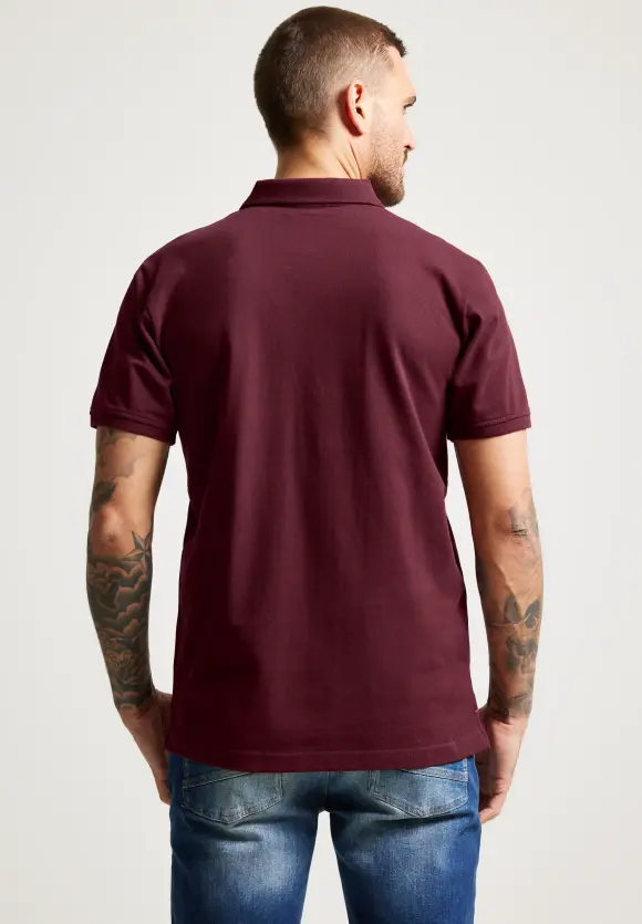 Piquée Poloshirt - rosewood red