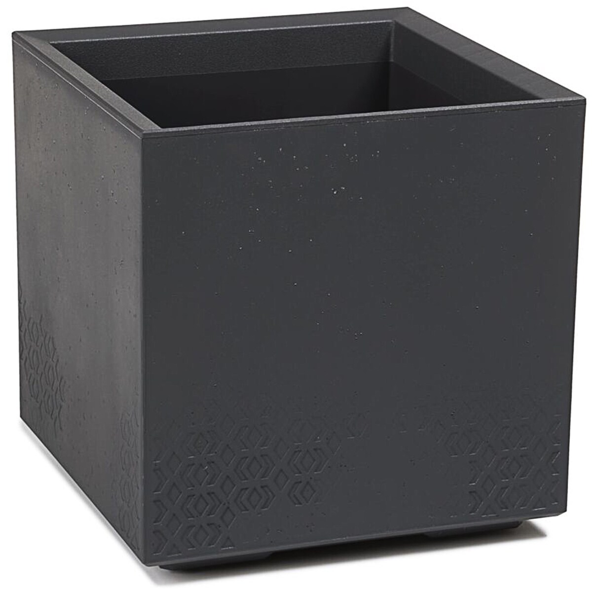 Pflanzkübel Beton 40 Caro Rollen 100% recycled anthrazit
