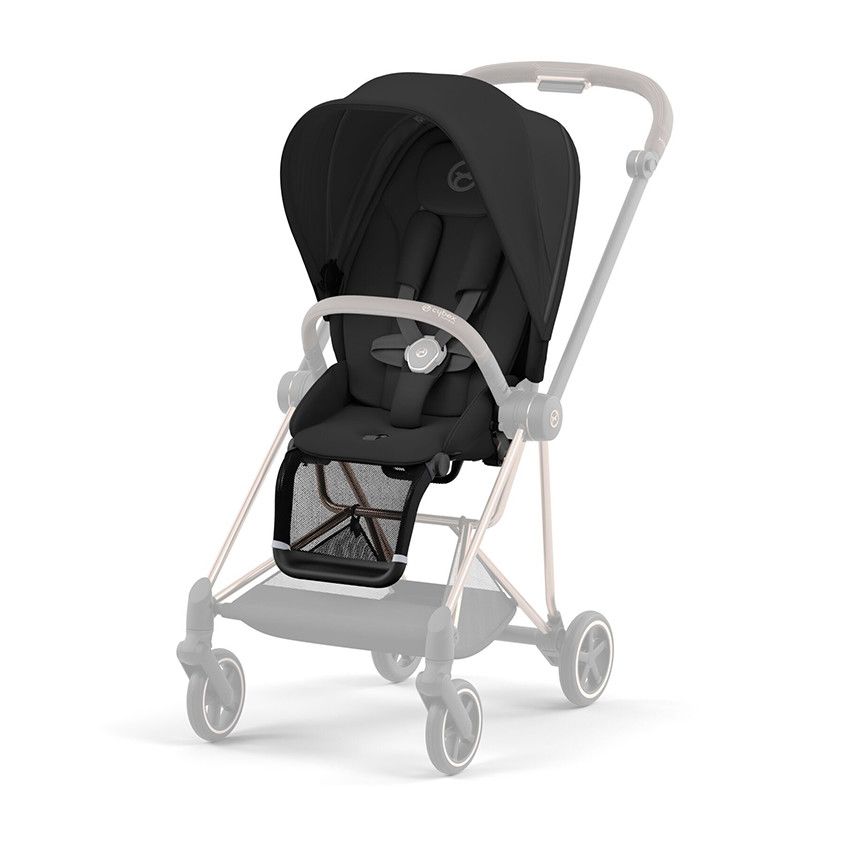 Habillage de siège pour poussette Mios 3 sepia black - Ecru