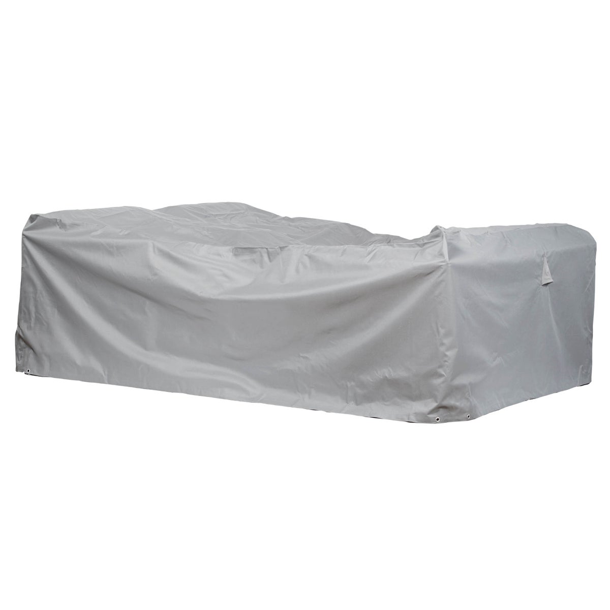 More Garden - Premium PROTECT hoekbankhoes, vierkant, 300(B) x 300(D) x 80(H) cm | Waterdichte, uv-bestendige, ademende stoffen tuinmeubelhoes | Taupe/lichtgrijs