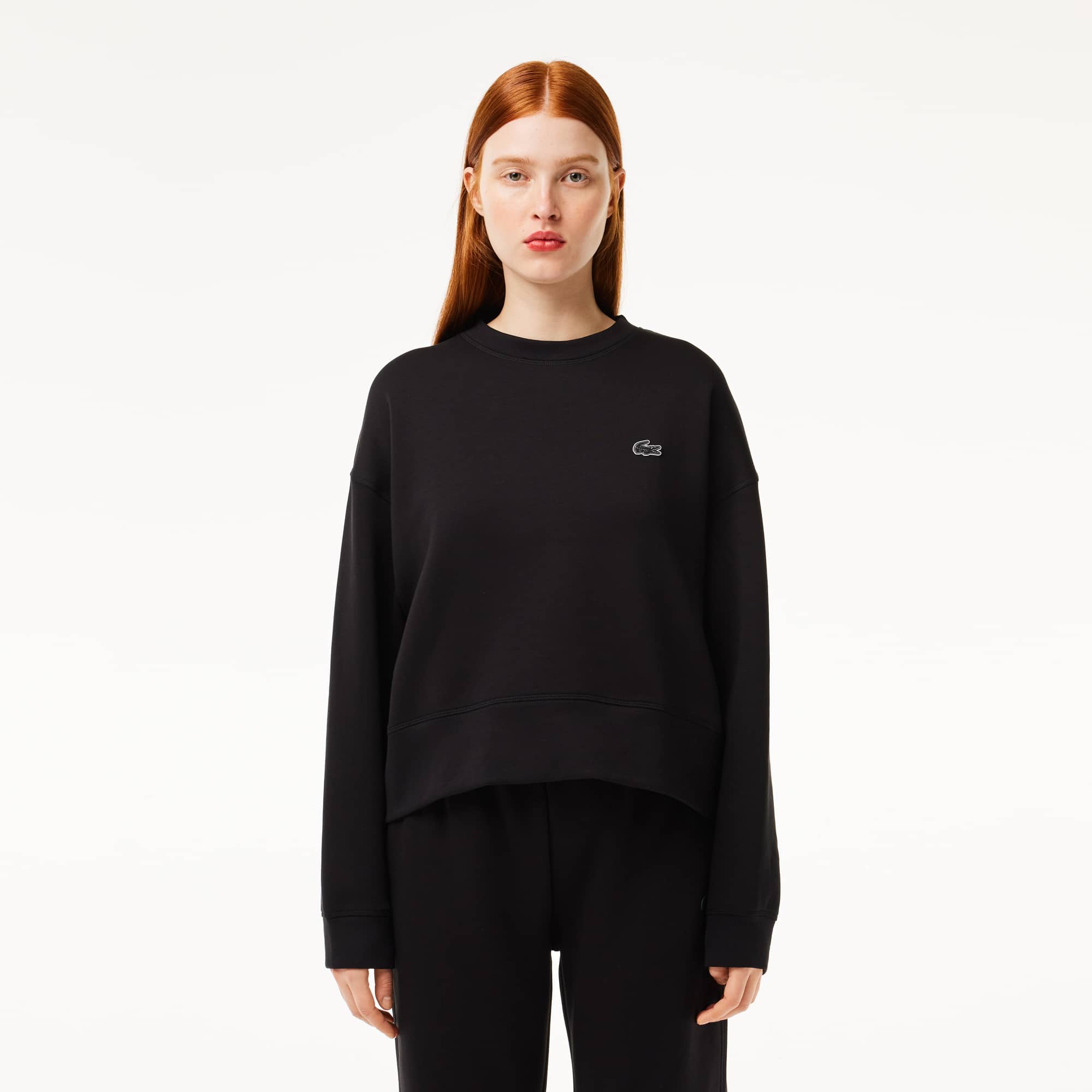 Sweatshirt Jogger femme Lacoste imprimé au dos Sweatshirts - Noir - Lacoste - Femme