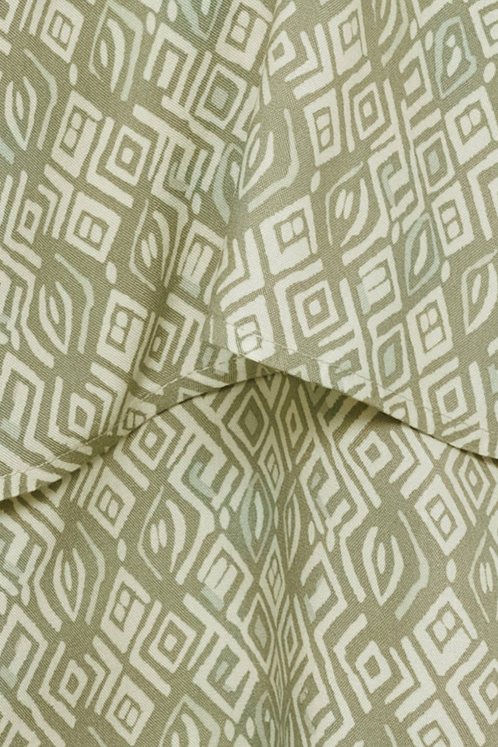 MANGO TEEN spaghettitop met all over print groen