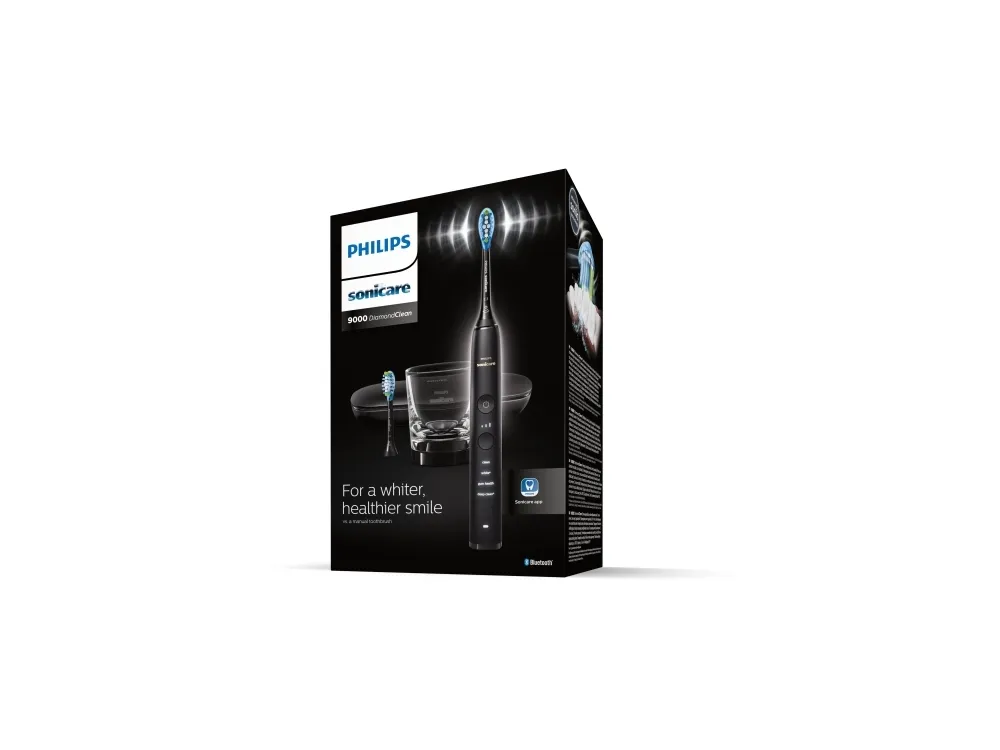 Philips Sonicare DiamondClean 9000 HX9913 - Tandbørste - trådløs - sort
