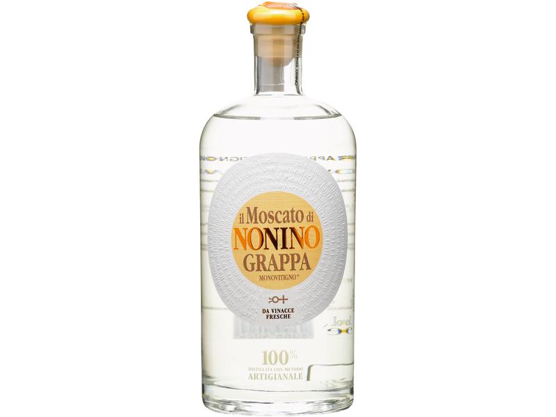 Nonino  Grappa Il Moscato Monovitigno 0.7 l Aromatischer Weinbrand weich und sinnlich
