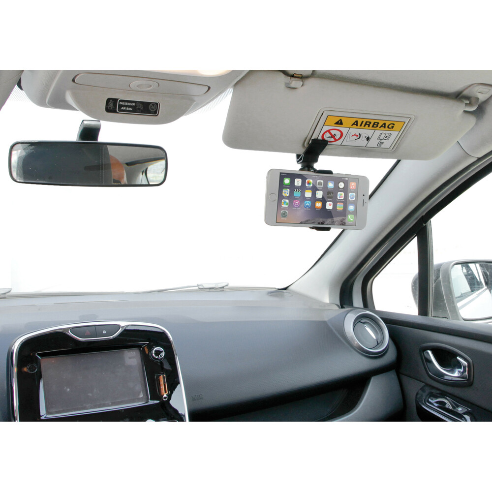 Lampa Visor Snap telefoonhouder met zonneklep bevestiging