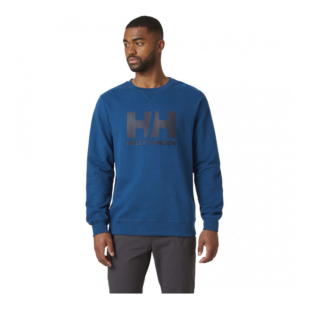 Helly Hansen HH LOGO - Sweat Homme deep fjord