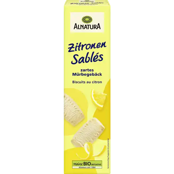Bio Zitronen Sablés