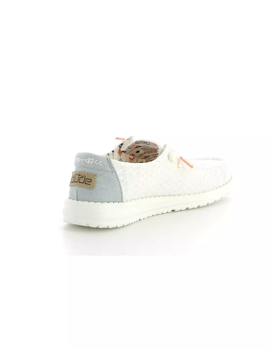 DUDE WENDY BOHO - Espadrilles Bohowhitecrochet