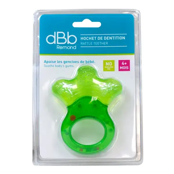 Chocalho de dentição dBb Remond rosa