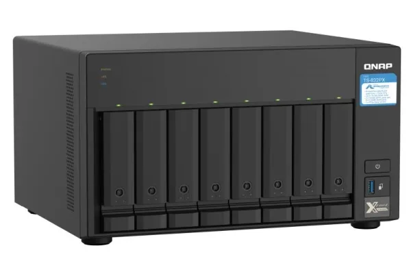 [OUTLET] - QNAP TS-832PXU - NAS-server - 8 bays - rackversion - SATA 6Gb/s - RAID RAID 0, 1, 5, 6, 10, 50, JBOD, 60 - RAM 4 GB - Gigabit Ethernet / 2.5 Gigabit Ethernet / 10 Gigabit Ethernet - iSCSI support - 2U
