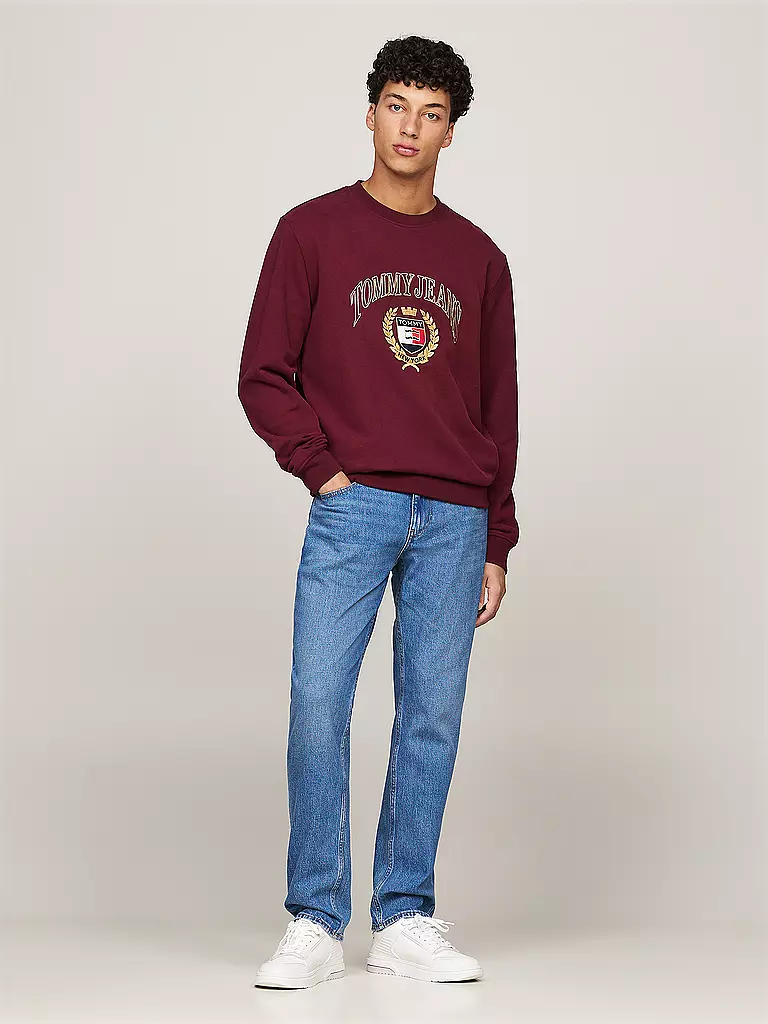 TOMMY JEANS Sweater beere