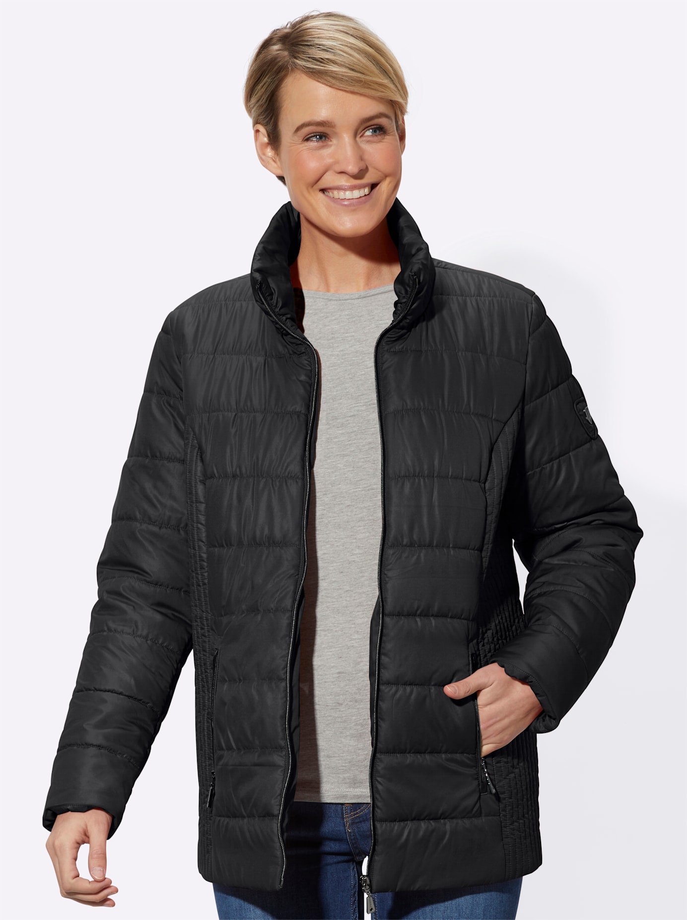Casual Looks Steppjacke ohne Kapuze