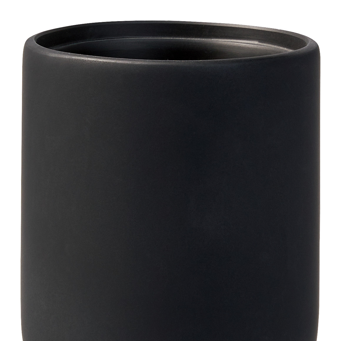 My Home Zahnputzbecher mit Soft-Touch-Oberfläche schwarz