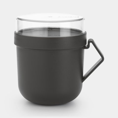 Make & Take Soepbeker, 0,6L, kunststof - Dark Grey