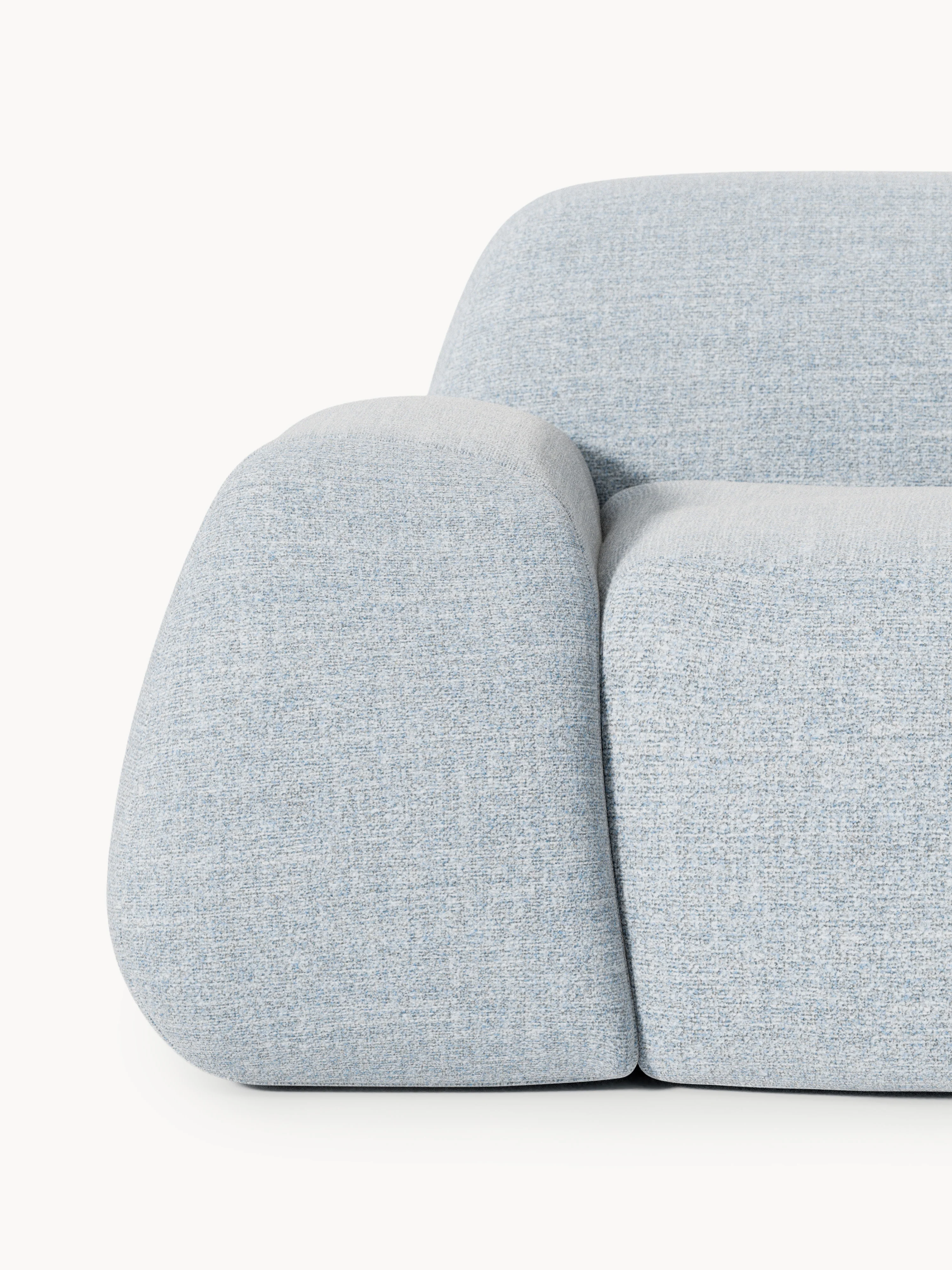 Modulaire bouclé chaise Wolke (3-zits)