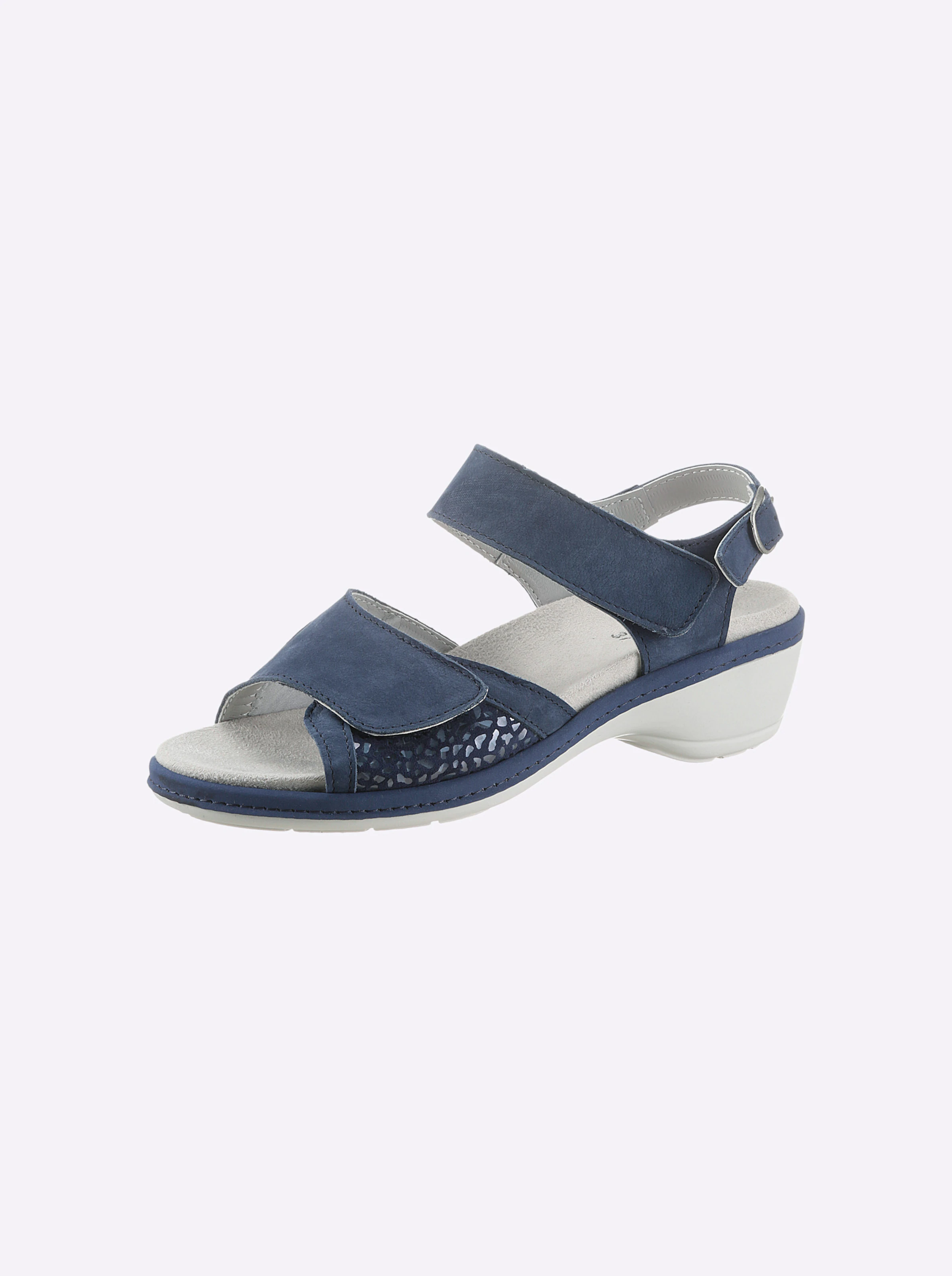 airsoft comfort+ Pantolette in jeansblau