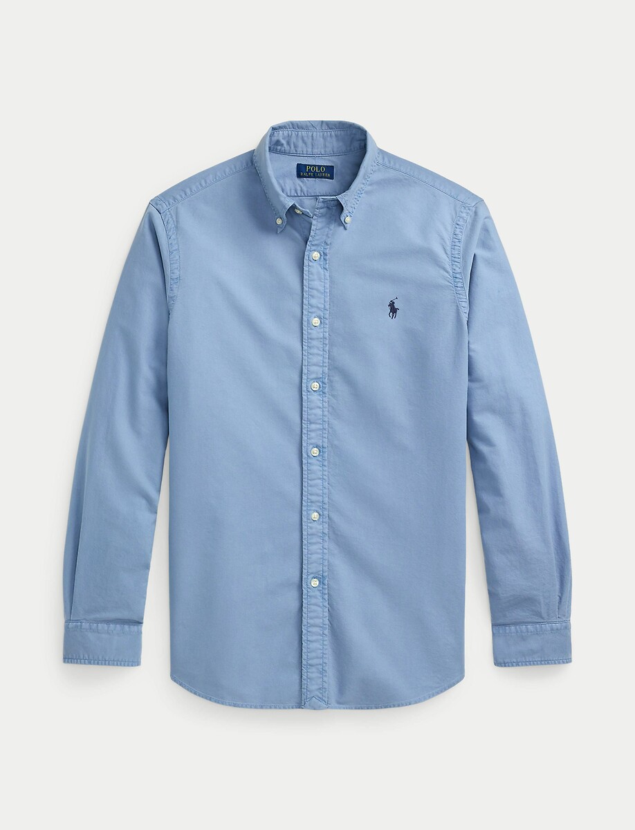 Camisa chino ajustada POLO RALPH LAUREN com logotipo bordado