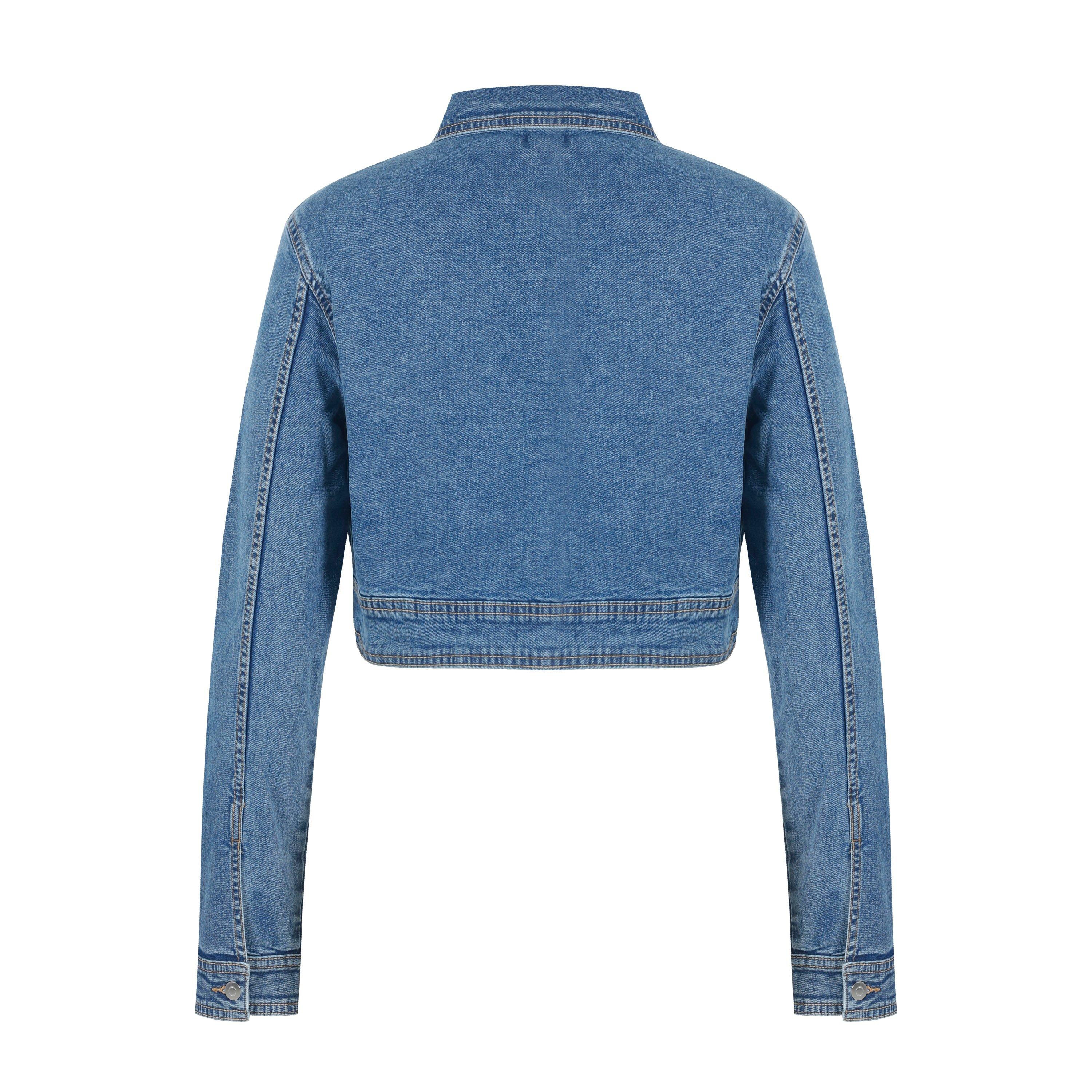 Be You Ladues Crop Denim Jacket