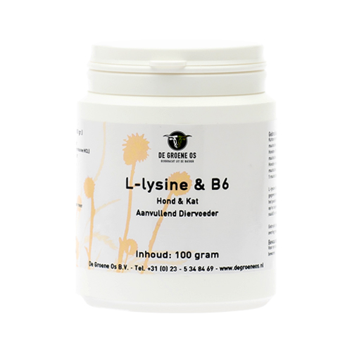 Groene Os L-Lysine B6 - Hond/Kat