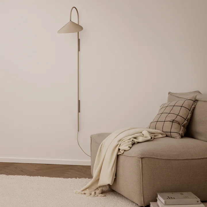Ferm Living - Catena Sofa, 3-Sitzer, Cotton Linen, nat