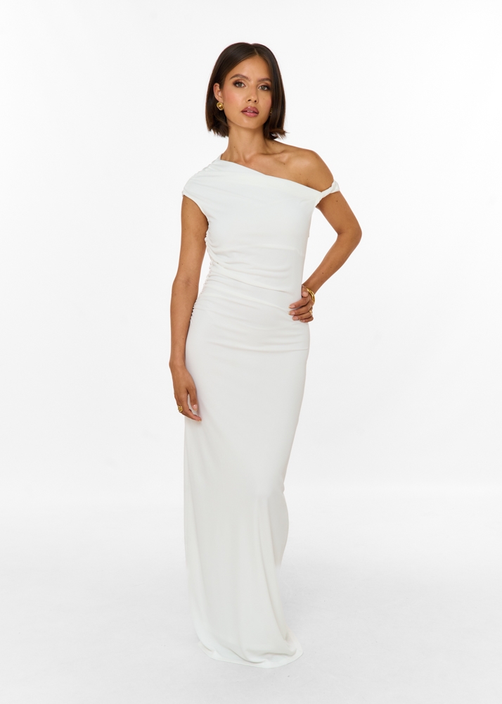 Mijntje maxi jurk creme
