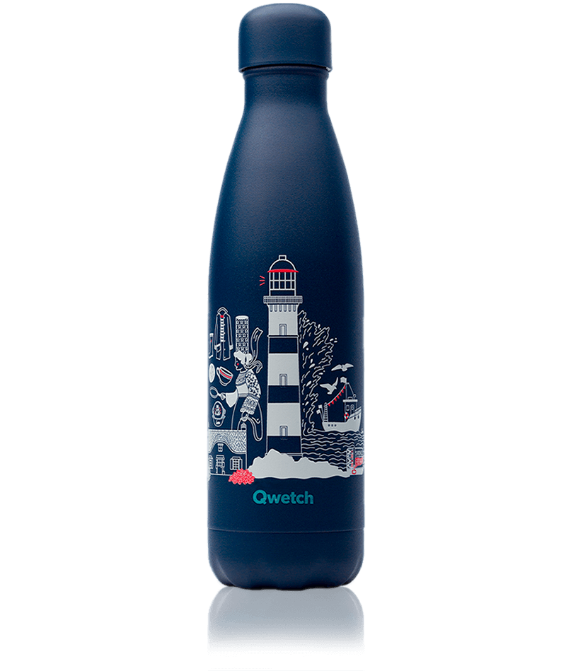 Bouteille isotherme 50Cl-QWETCH | Collection R&eacute;gions Bretagne
