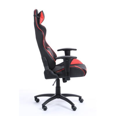 Fauteuil gamer SPORTING - accoudoirs réglables - noir et rouge