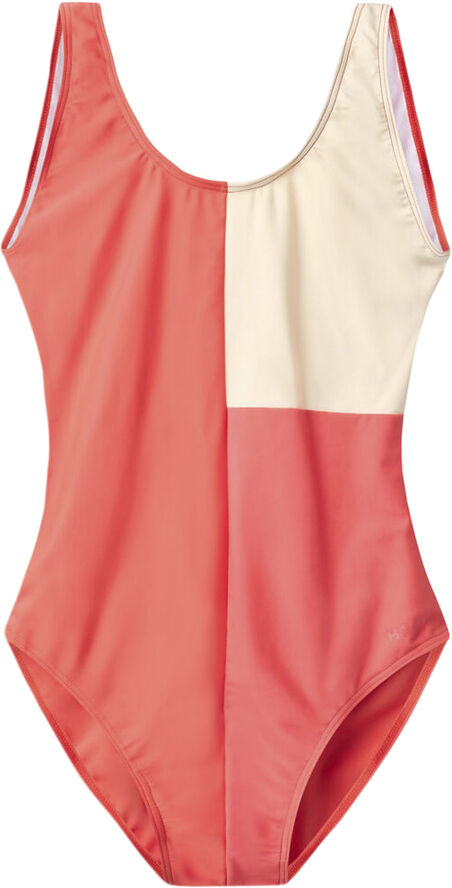 H2O Møn Colorblock badedragt Orange