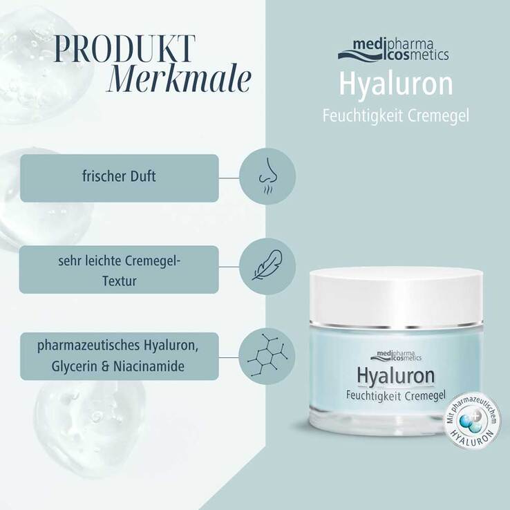 Hyaluron 48h Feuchtigkeit Cremegel, 50 ml