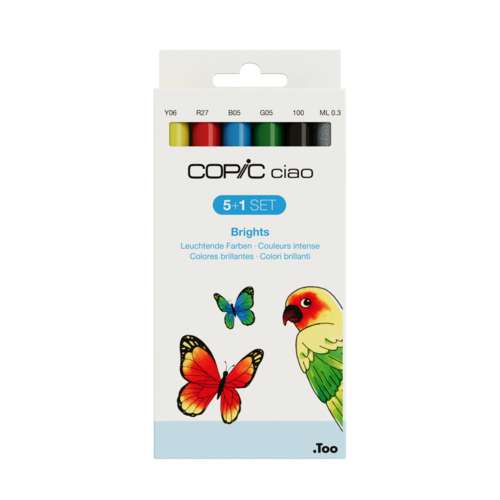 COPIC® ciao 5 1 Set Leuchtende Farben