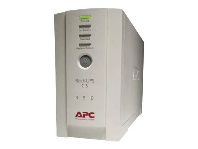 APC Back-UPS CS 350 - UPS - AC 230 V - 210 Watt - 350 VA - RS-232, USB - output-stikforbindelser: 4 - beige