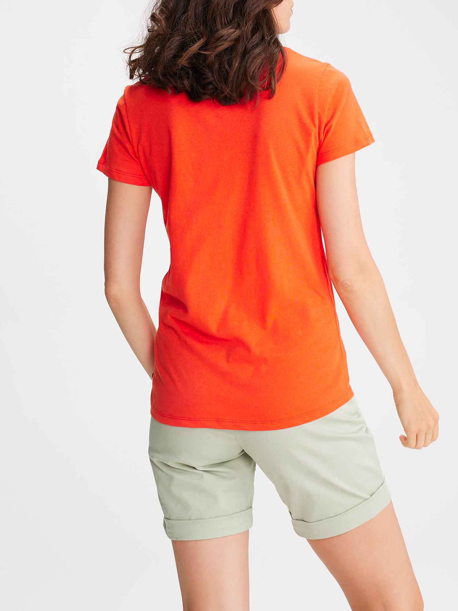 Tee Shirt Femme En Lin Rouge