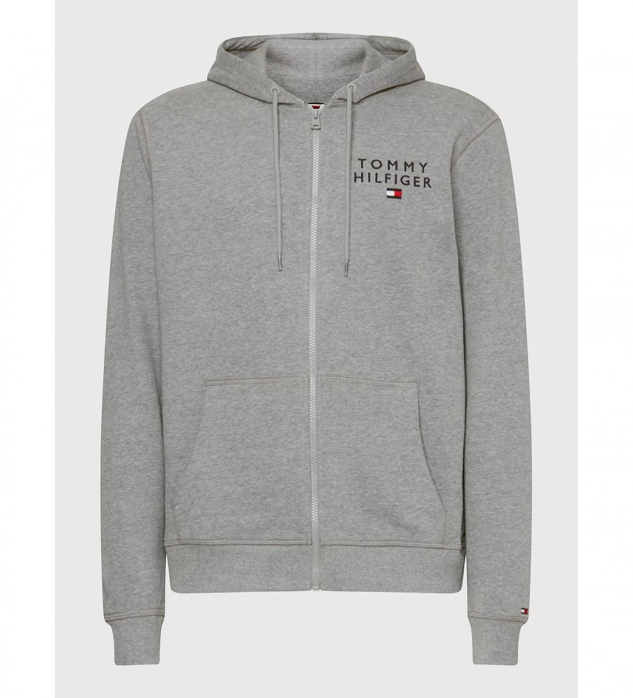 Moletom Tommy Hilfiger cinza com logo