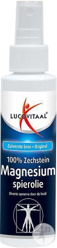Lucovitaal Magnesium Huile Pour Les Muscles 100% Flacon Spray 200ml