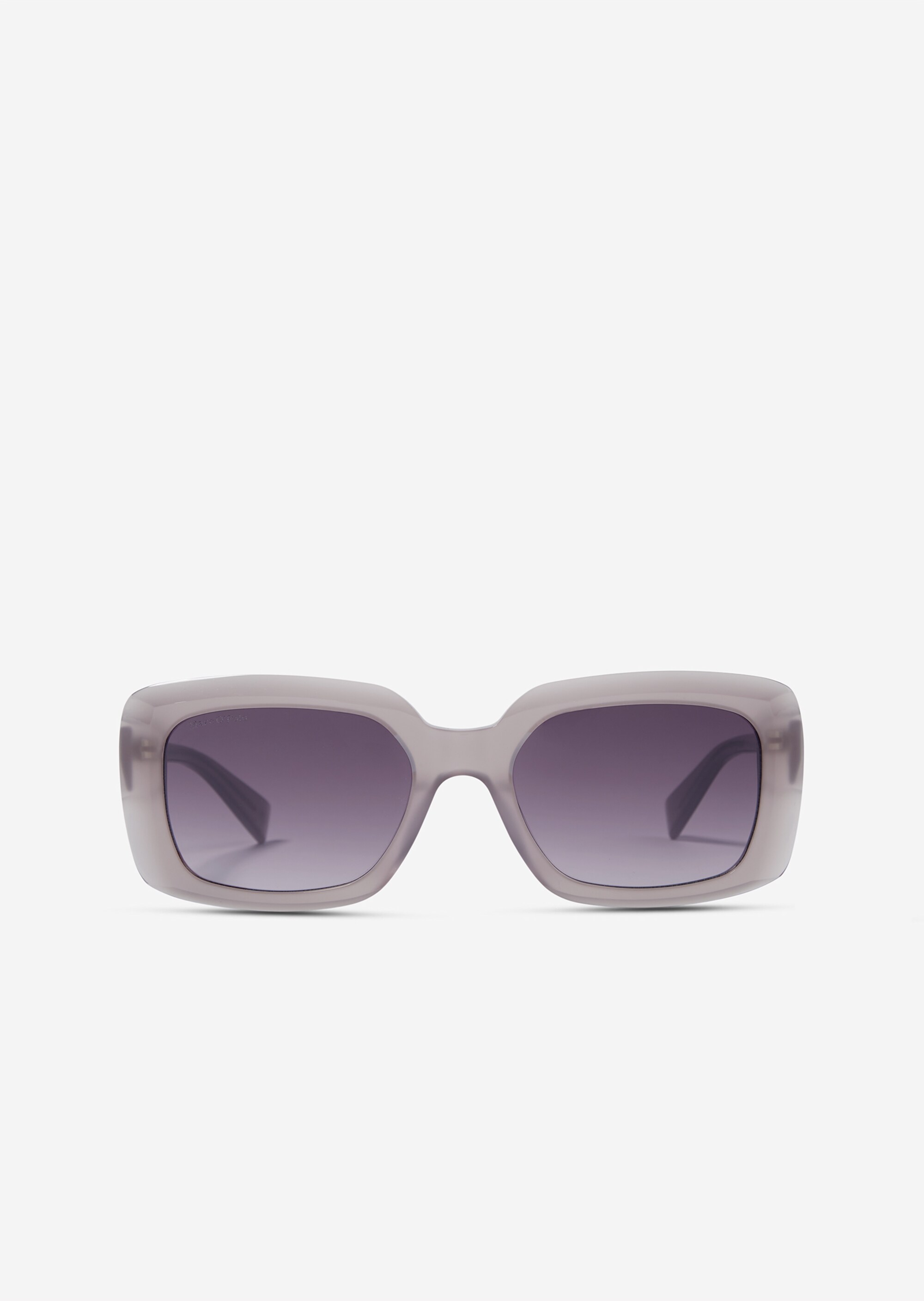 Unisex-Sonnenbrille mit breitem Bio-Acetat-Rahmen