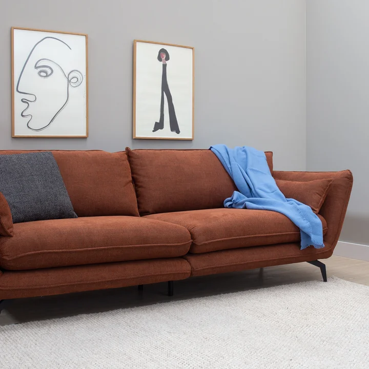 Nuuck - Kvinde Sofa 3-Sitzer, natur