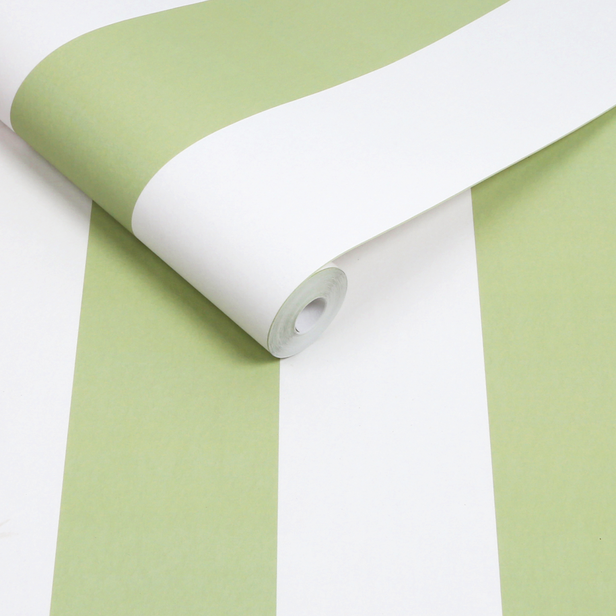 Vliesbehang quartet stripe green