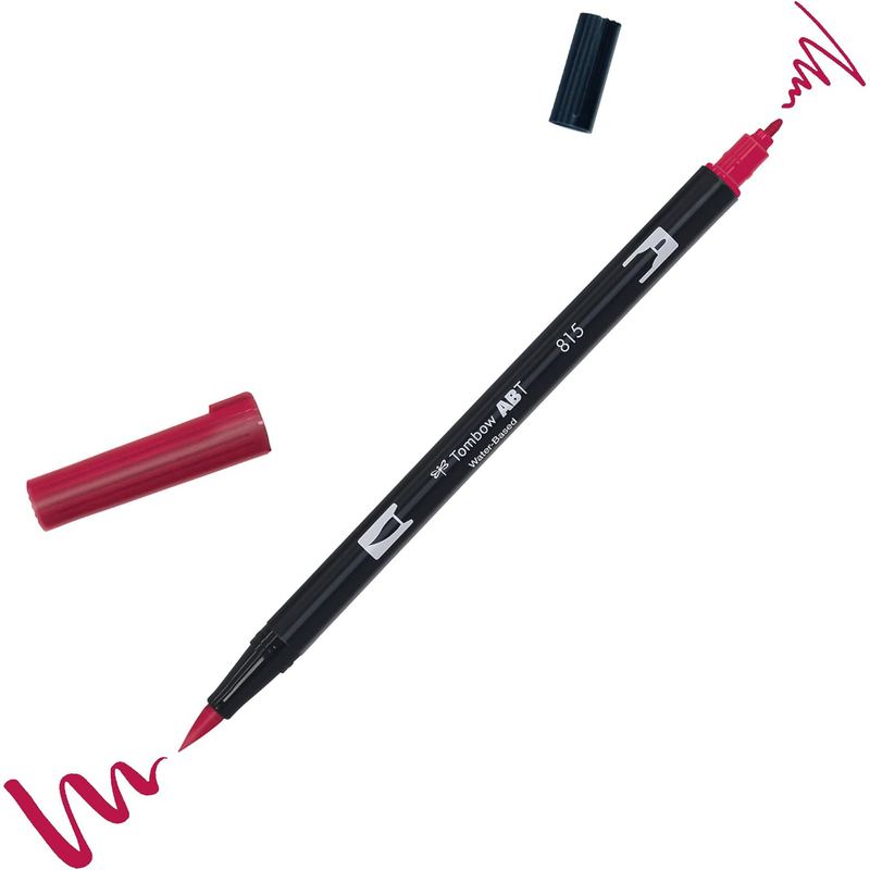 Tombow Pinselstift Dual Brush Pen ABT, 815 - cherry