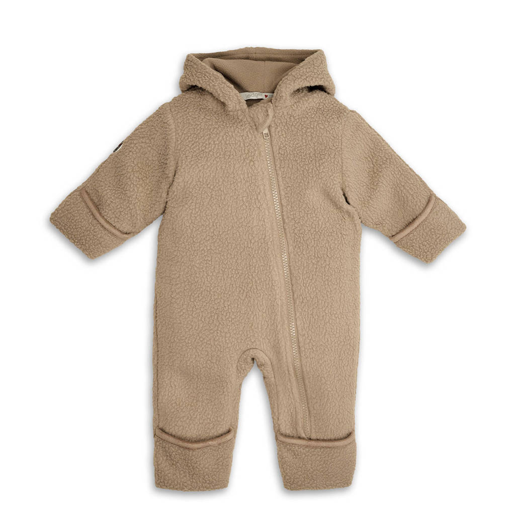 Lodger fleece teddy babypak bruin