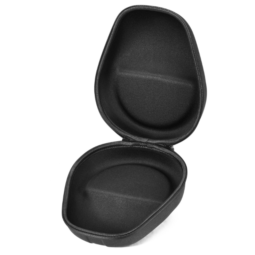 (212x176x97mm) AirPods Max EVA Kunststoff Schutztasche Hartschale mit Tragegriff - Schwarz