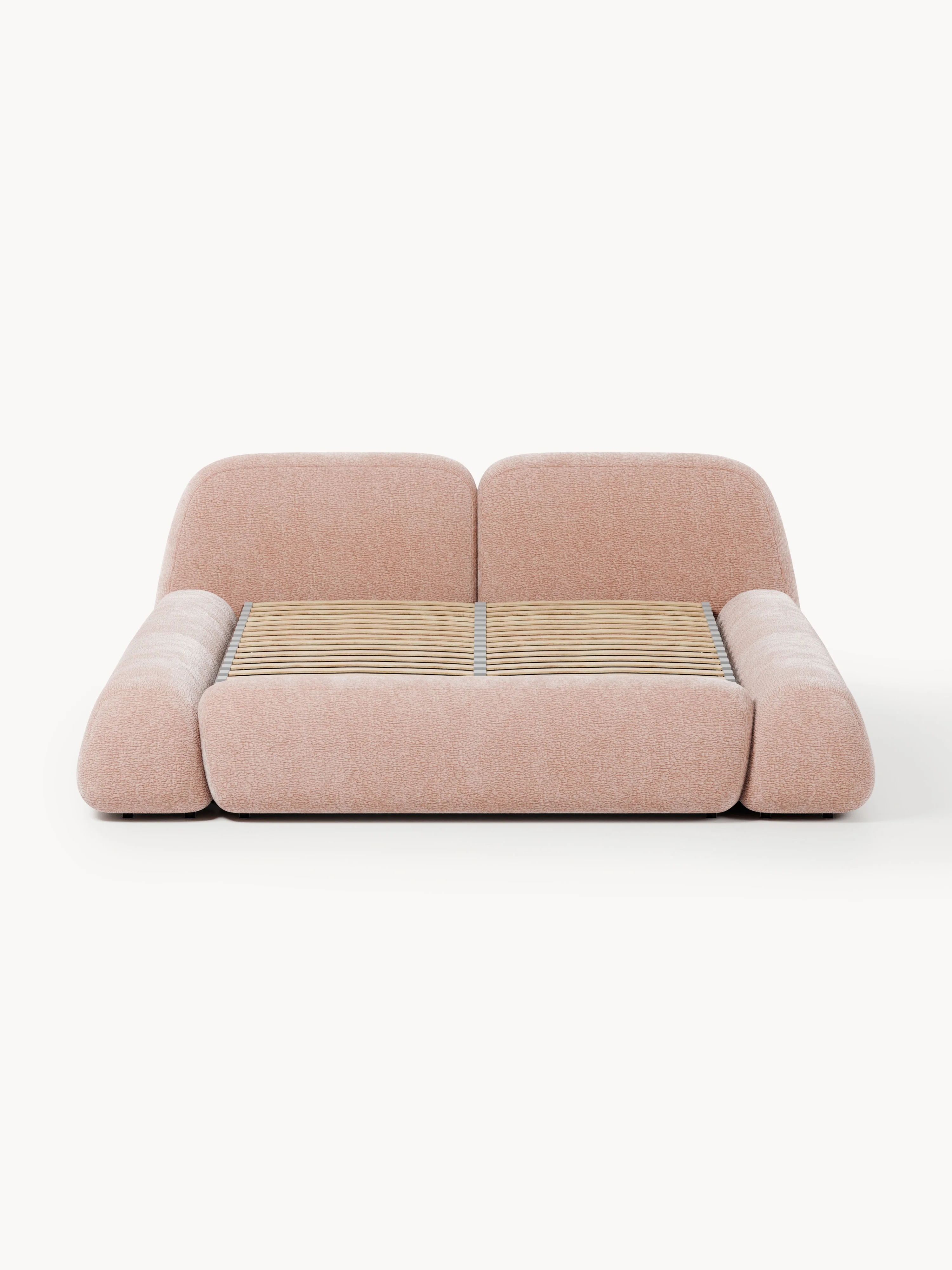 Gestoffeerd bed Wolke met opbergruimte