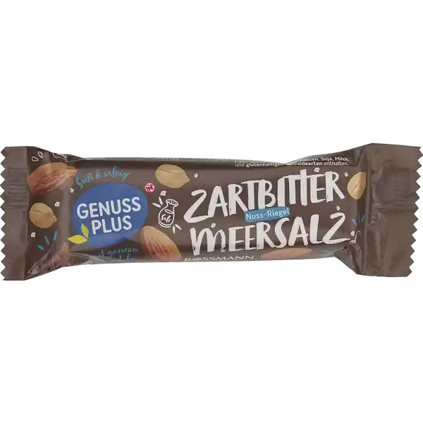 Nussriegel Zartbitter Meersalz