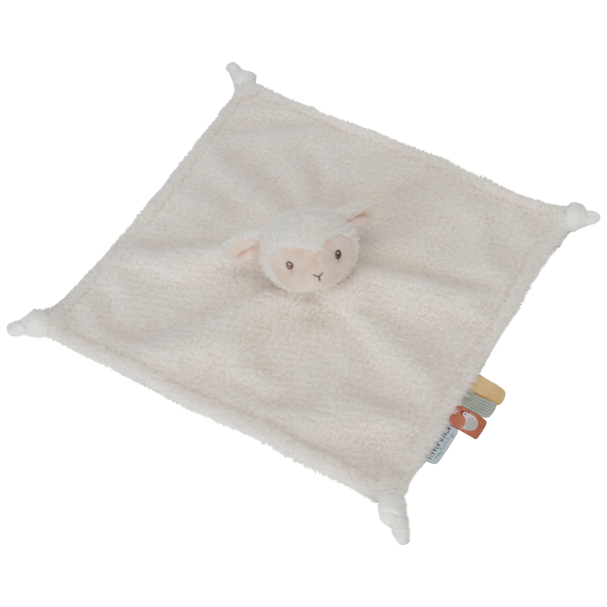 Little Dutch knuffeldoekje schaap wit
