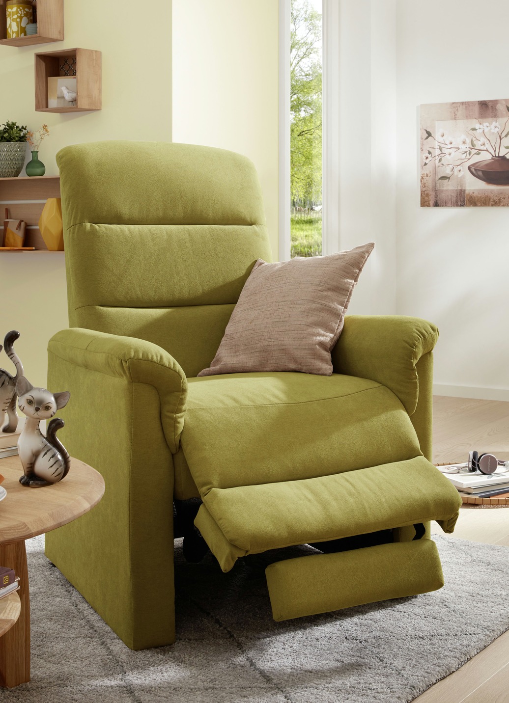 Relax-Sessel mit doppelter Federung