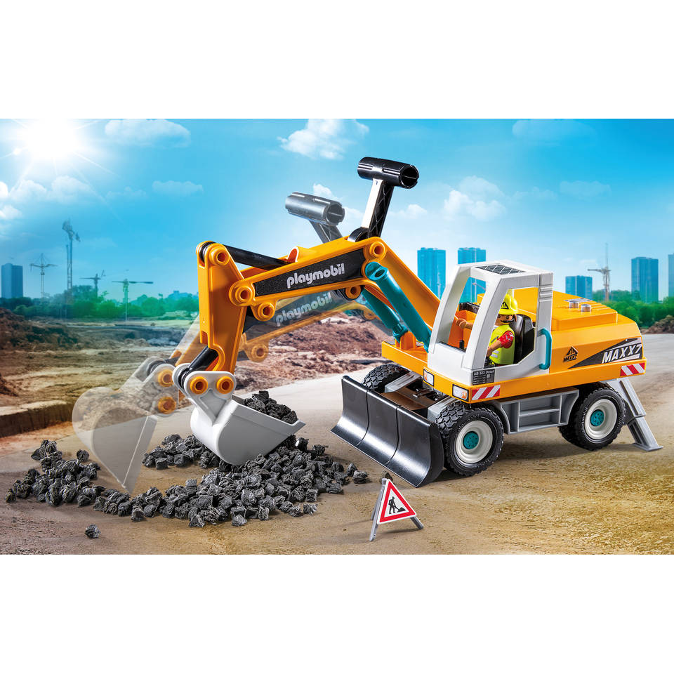 PLAYMOBIL Action Heroes grote graafmachine 71749