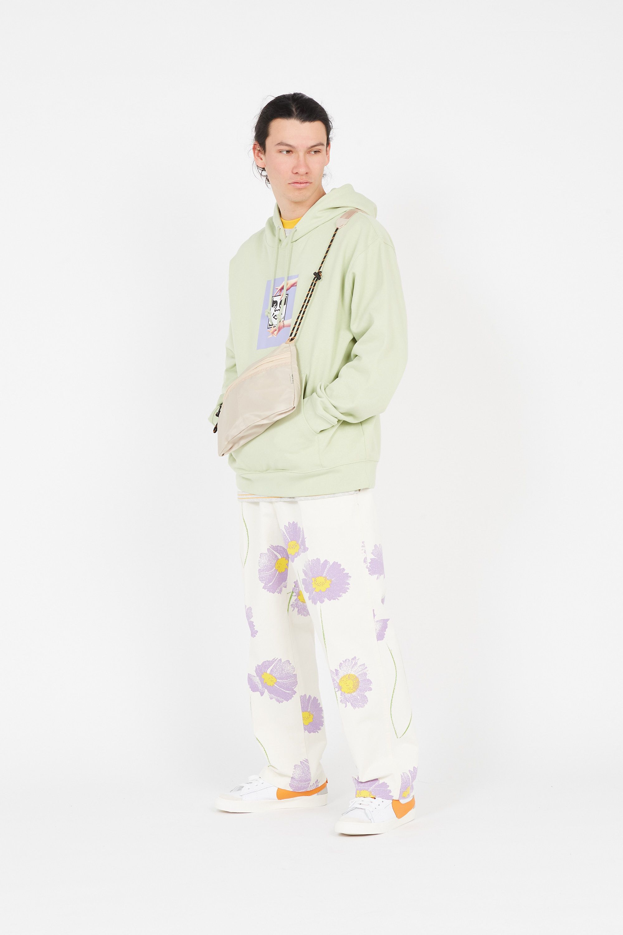 OBEY Hoodie OBEY CHAINY Vert