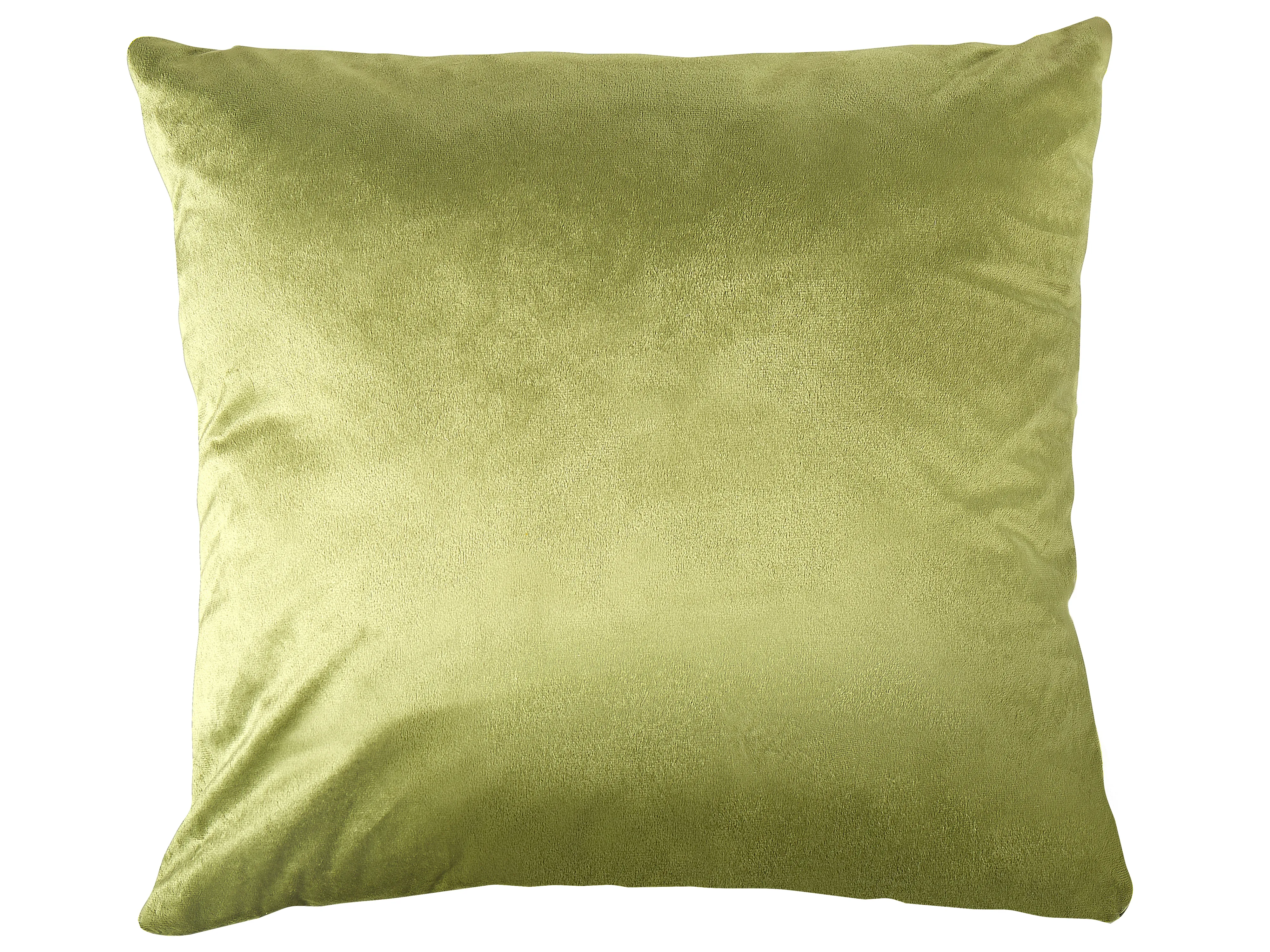 Set van 2 sierkussens NARCISSUS Fluweel 43 x 43 cm Groen geometrisch patroon