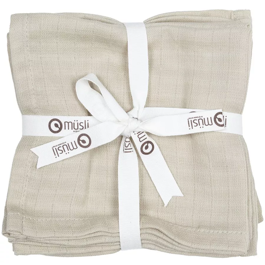 Müsli Waschlappen 5er-Pack Desertgreen